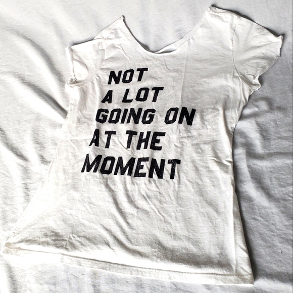 Tops - White Graphic Tee - Short Sleeve
